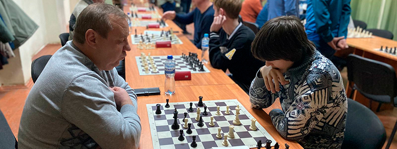 Завод на городском шахматном турнире