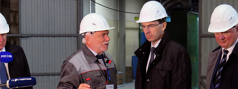 Полпред президента в ЦФО посетил «Ирбис» Встреча с Игорем Щеголевым