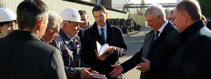 Полпред президента в ЦФО посетил «Ирбис» Встреча с Игорем Щеголевым